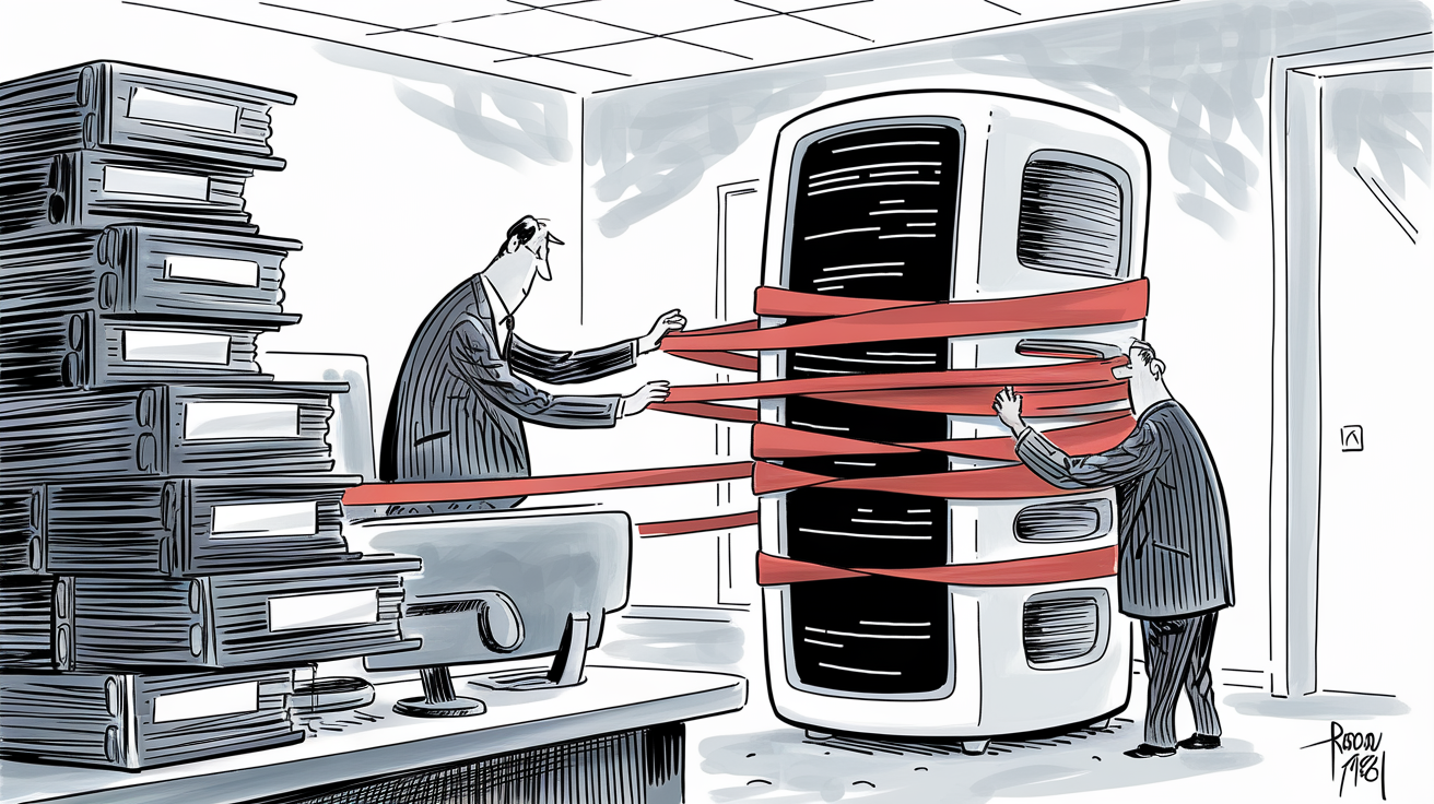 New Yorker-style illustration for Aitrogenics