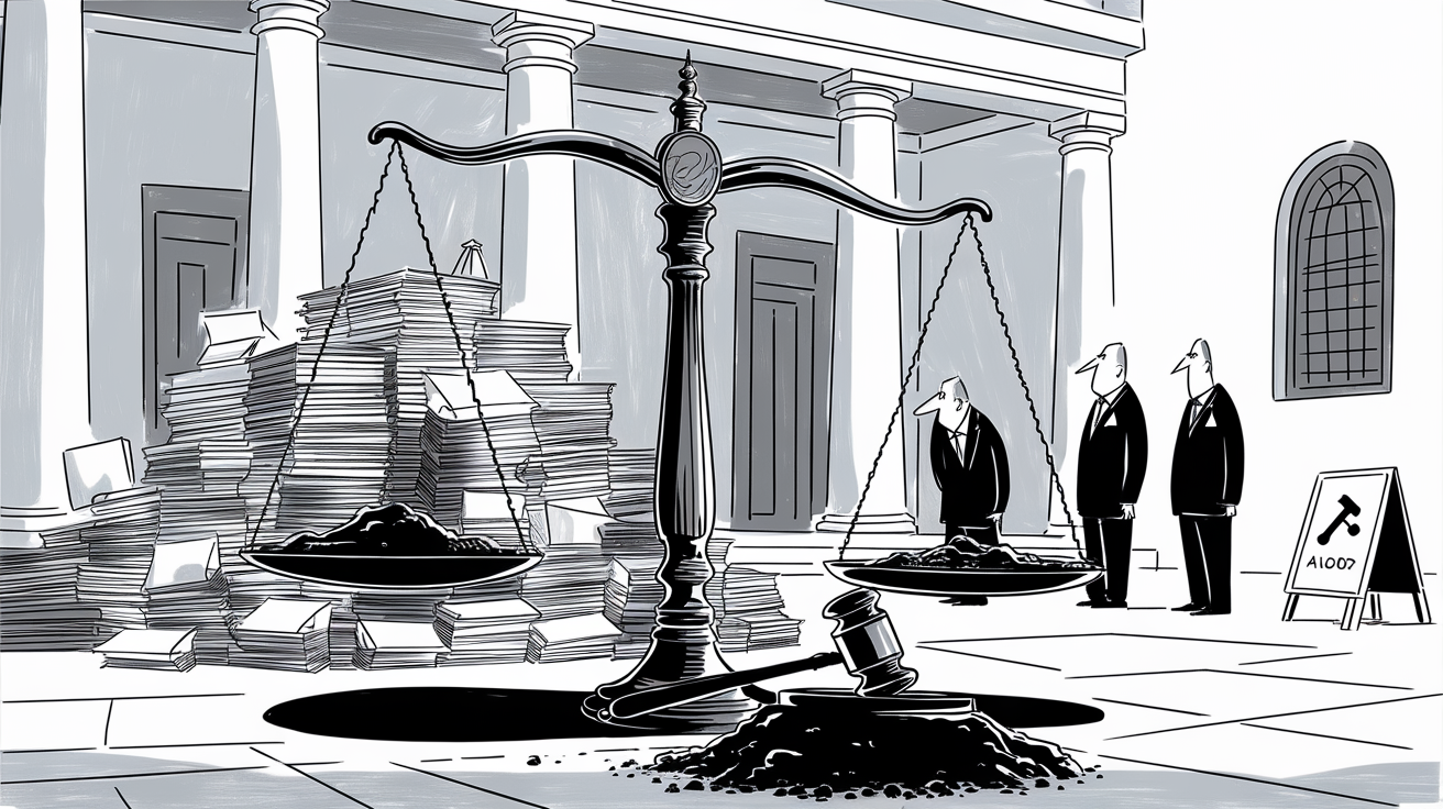 New Yorker-style illustration for History of Mining in Goa, India